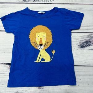 Baby Mini Boden Lion Blue Tee Shirt Size 2-3 Years Toddler Boy Girl